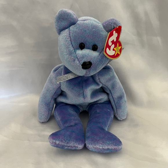 Clubby II Bear - Beanie Baby with Original Tags - Picture 1 of 4